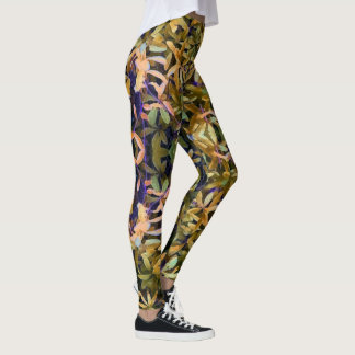 Leggings Tapisserie feuillue