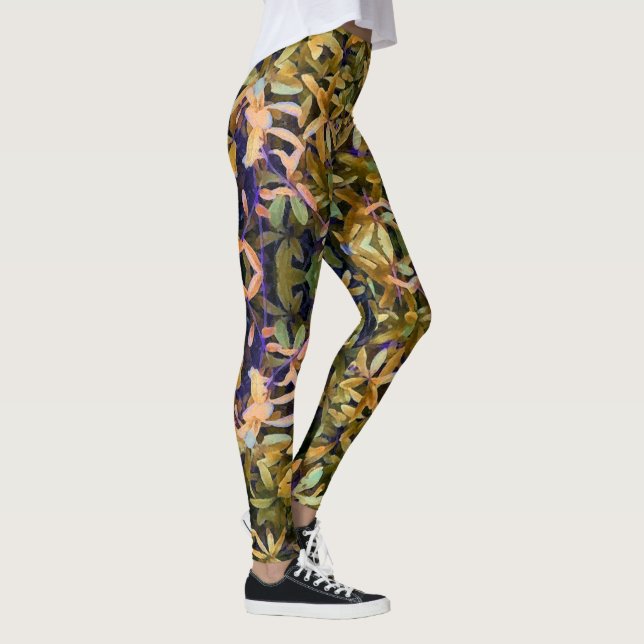 Leggings Tapisserie feuillue (Droite)