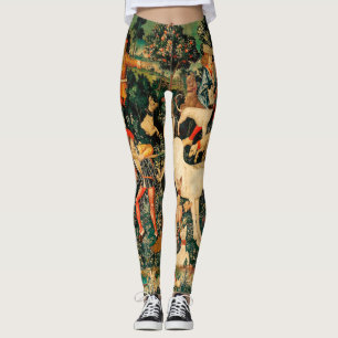 Leggings Tapisseries Unicorn Classique médiéval défend la c
