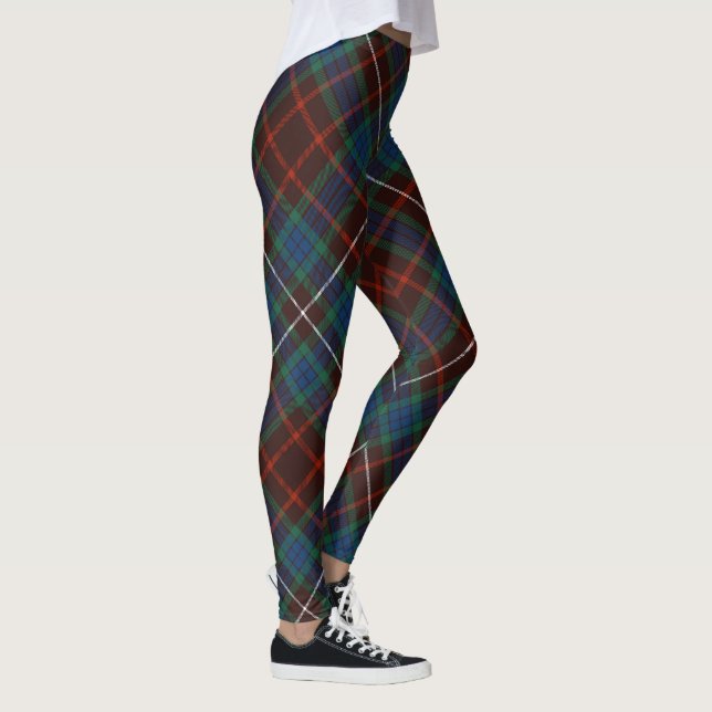 Leggings Tartan antique de Fraser de clan - tourné (Droite)