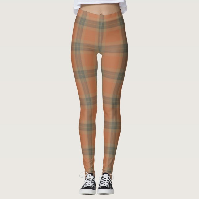 Leggings Tartan Cream (Devant)