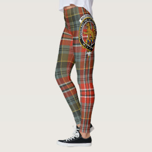 Leggings Tartan de Clan MacPherson Crest Altéré Scotstee
