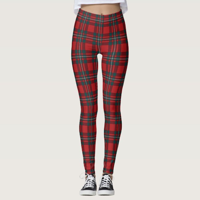 Leggings Tartan de MacGregor ! Le plaid original de Noël ! (Devant)