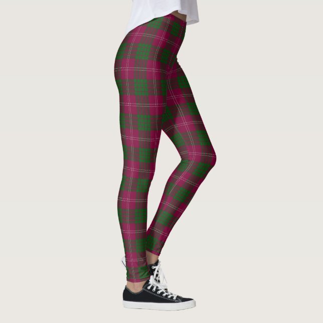 Leggings Tartan écossais de Crawford de clan (Droite)
