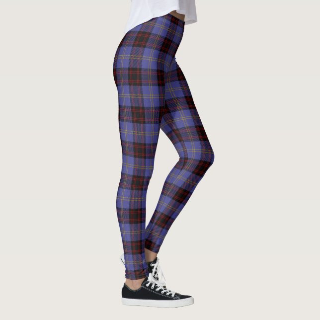 Leggings Tartan écossais de Rutherford de clan (Droite)