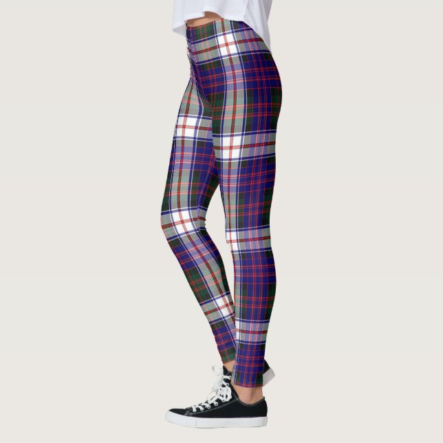 Leggings Tartan Moderne Robe Clan MacDonald Scotstee Femmes (Gauche)
