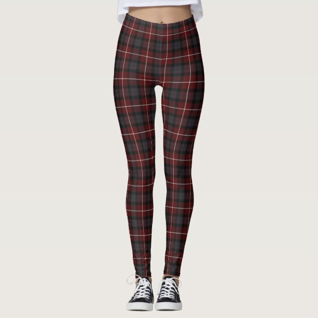 Leggings Tartan rouge de Fraser (Devant)