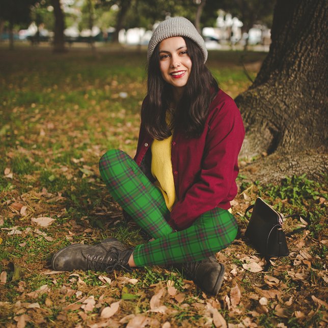 Leggings Tartan Vert Rouge Duc De Fife (Créateur téléchargé)