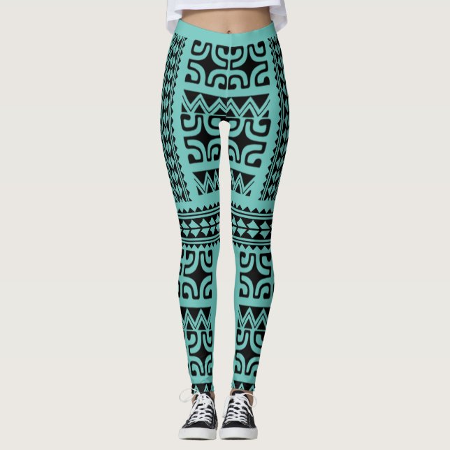 LEGGINGS Tatouage tribal (Devant)