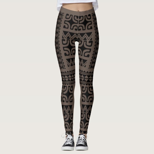 LEGGINGS Tatouage tribal (Devant)
