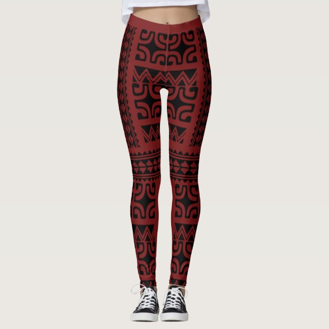 LEGGINGS Tatouage tribal (Devant)