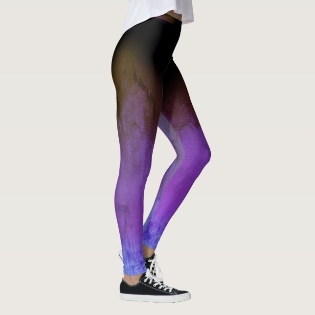 Leggings teinte violette (Droite)
