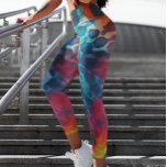 Leggings Teinture à tarte colorée multicolore<br><div class="desc">Cette conception peut être personnalisée en choisissant l'option Modifier la conception. Vous pouvez également transférer sur d'autres objets. Contactez-moi à l'adresse colorflowcreations@gmail.com ou utilisez l'option conversation en haut de la page si vous souhaitez avoir cette conception sur un autre produit ou avez besoin d'aide. Voir d'autres de mes dessins ou...</div>