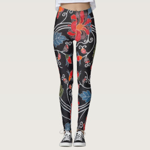 Leggings Teinture d'okinawaïen japonaise (Bingata)