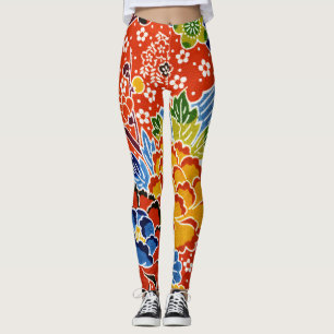 Leggings Teinture d'okinawaïen japonaise (Bingata)