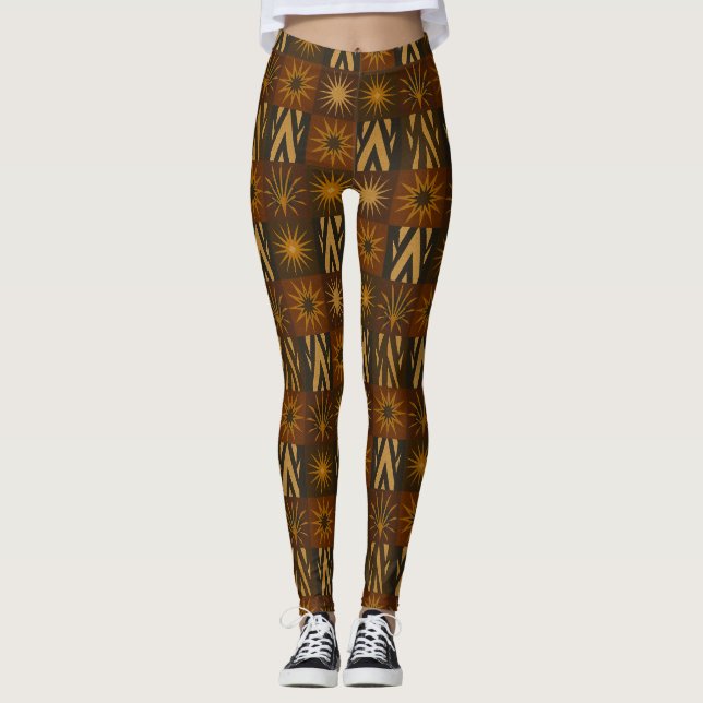 Leggings Temple d'Ember™ - Une origine textile MaelstroMedi (Devant)