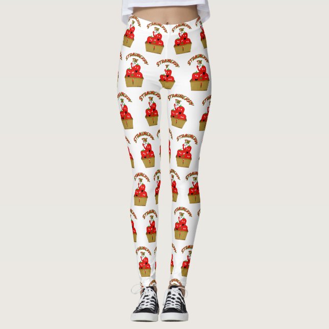 Leggings Temps de la fraise ! (Devant)