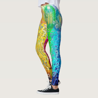 Leggings Tentacles arc-en-ciel