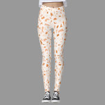 Leggings Terrazzo Modern Abstract Terracotta<br><div class="desc">Featuring a modern abstract terrazzo pattern with a unique blend of teracotta colors,  creating a stylish and eye-catching design.  Perfect for wearing to the gym,  running errands or even dressing up for a night out,  these are versatile and suitable for any occasion.</div>