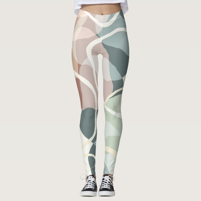 Leggings Terre Abstraite (Devant)