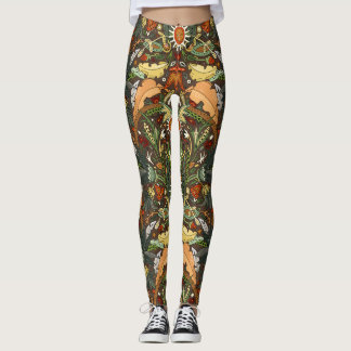 Leggings Terre damassée victorienne