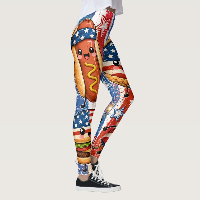 Leggings Terre de la Liberté, 250 Ans de Liberté (Droite)