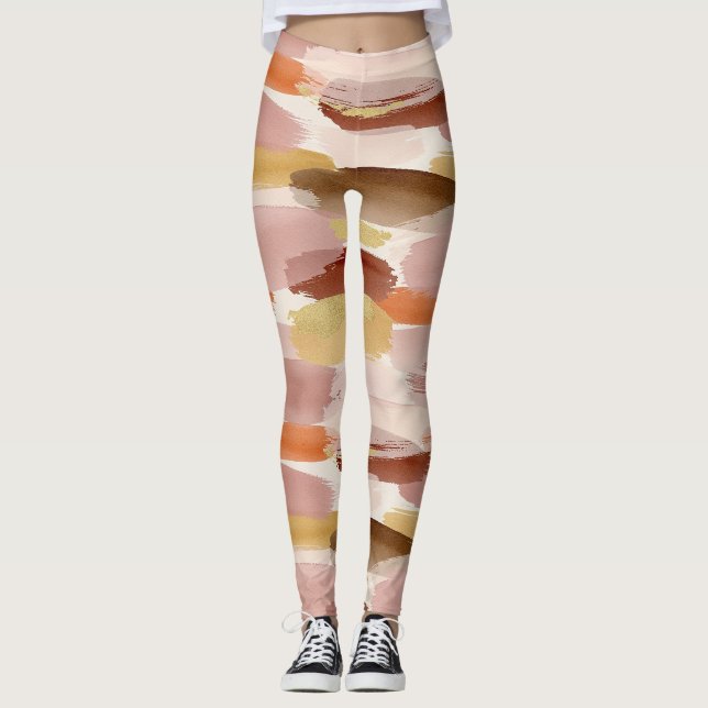 Leggings Terre Douce Abstraite (4) (Devant)
