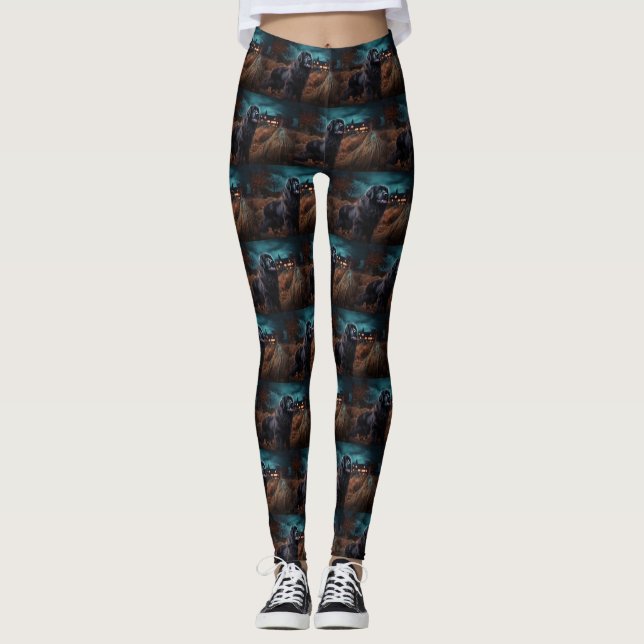 Leggings Terre-Neuve Halloween (Devant)