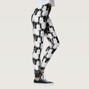 Leggings Terrier blanc de West Highland