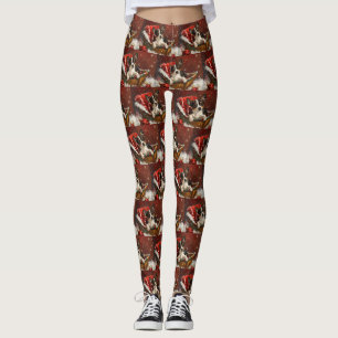Leggings Tervueren Noël Festif Chien Rat Terrier