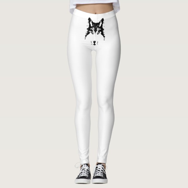 Leggings Tête de loup (Devant)