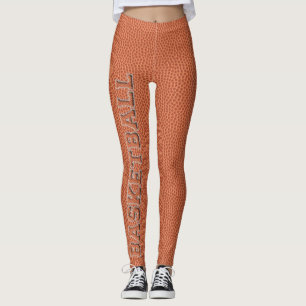 Leggings Texte et texture du basket-ball