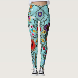 Leggings Texte Rupydetequila mots Rupydetequila turquoise