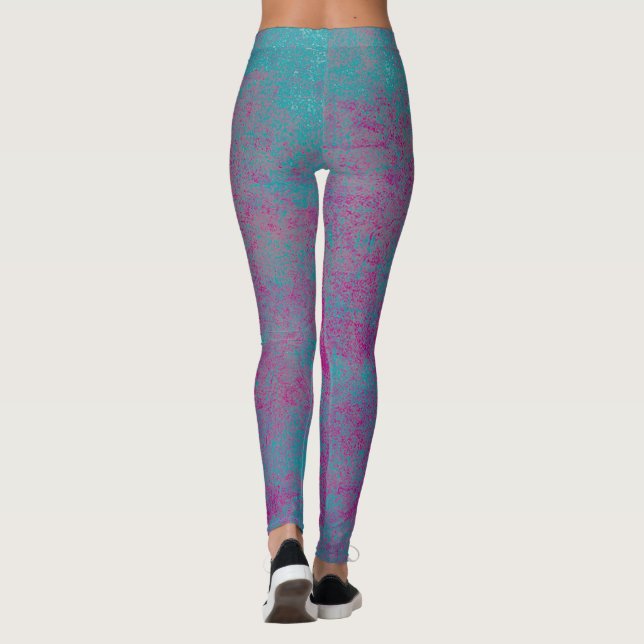Leggings texture Abstraite (Dos)