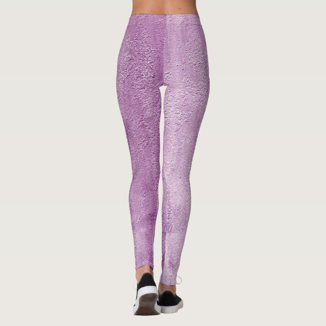Leggings texture Abstraite de pierre grunge (Dos)