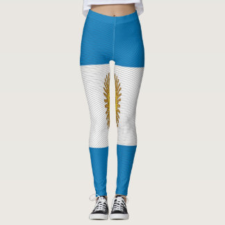 Leggings Texture Argentine Drapeaux leggings.