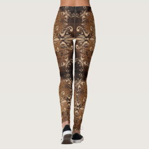 Leggings texture baroque de grange