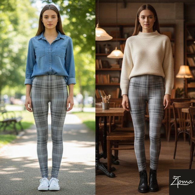 Leggings Texture de carreaux à moyenne échelle répétitive e (Créateur téléchargé)