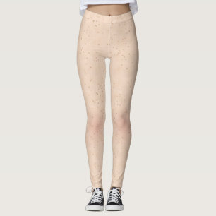 Leggings Texture de la peau pâle avec beaucoup de pattes f
