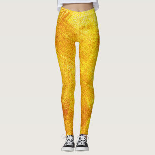 Leggings Texture dorée luxueuse, arrière - plan abstrait.