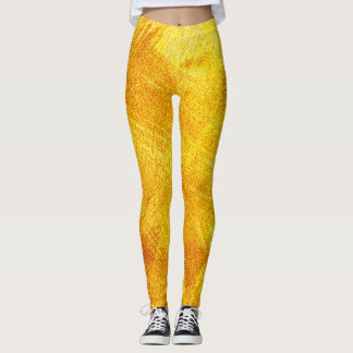 Leggings Texture dorée luxueuse, arrière - plan abstrait.