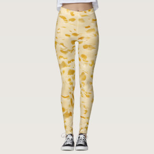 Leggings Texture du fromage, trous caractéristiques