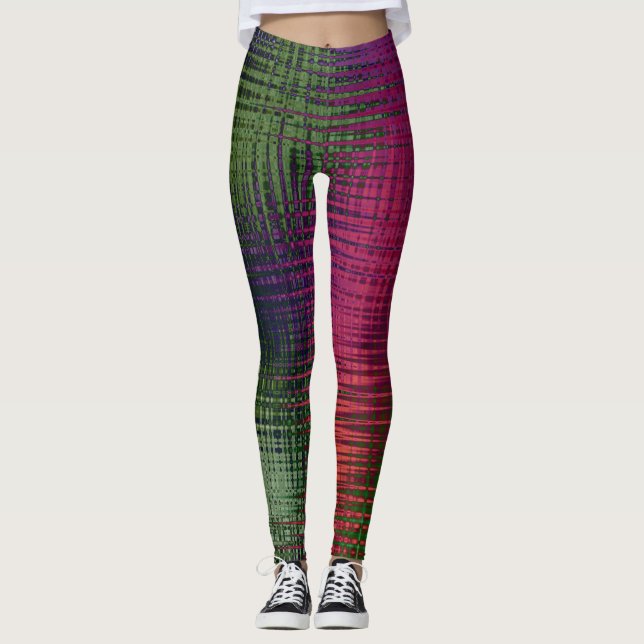 Leggings texture liquide Abstraite verre glacé glacé m (Devant)