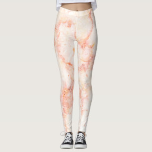 Leggings Texture Marbrée Féminine Tendance