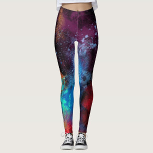 Leggings Texture multicolore