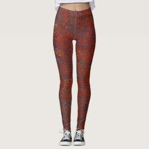 Leggings texture rouillée Abstraite : stucco réaliste