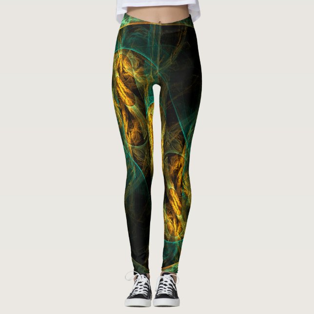 Leggings The Eye of the Jungle Abstract (Devant)