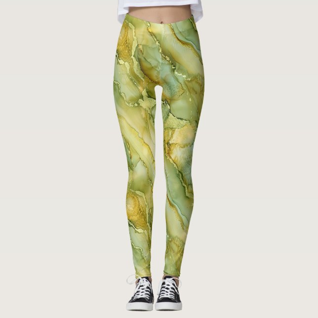 Leggings Thé vert à la menthe (Devant)