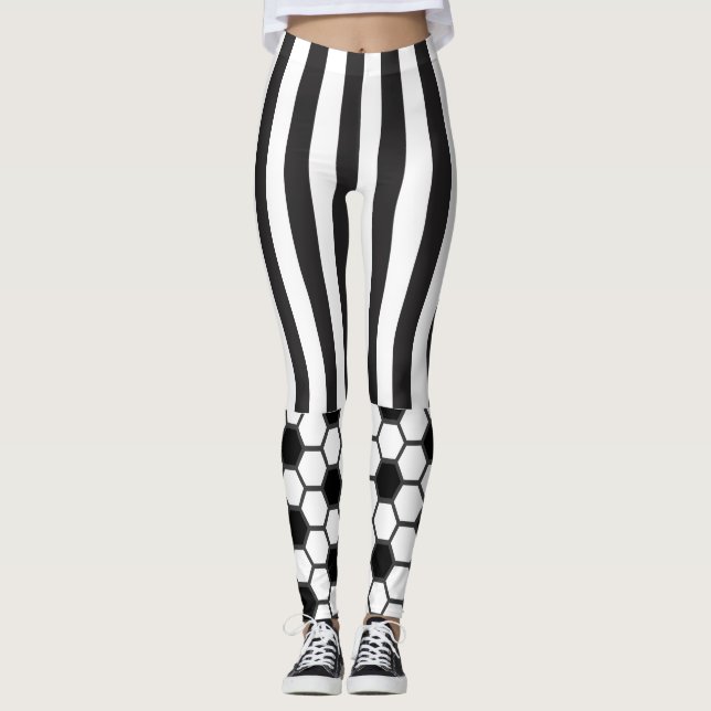Leggings Thème du football (Devant)