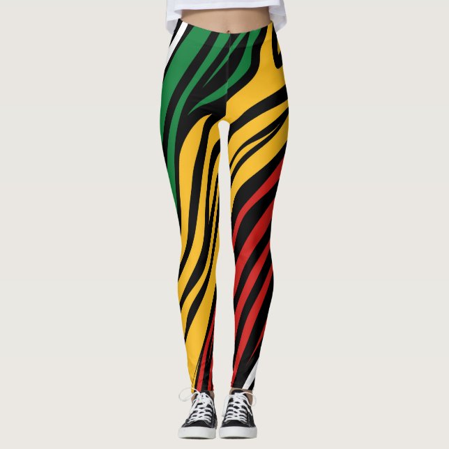 Leggings Thème du Mois de l'histoire des Noirs  (Devant)